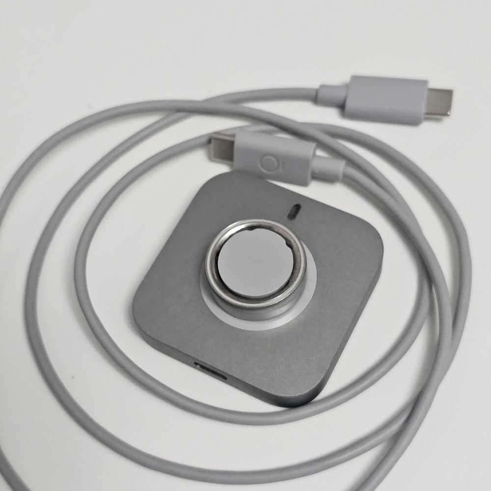 OURA RING GEN 4, SIZE 8 BRUSHED SILVER